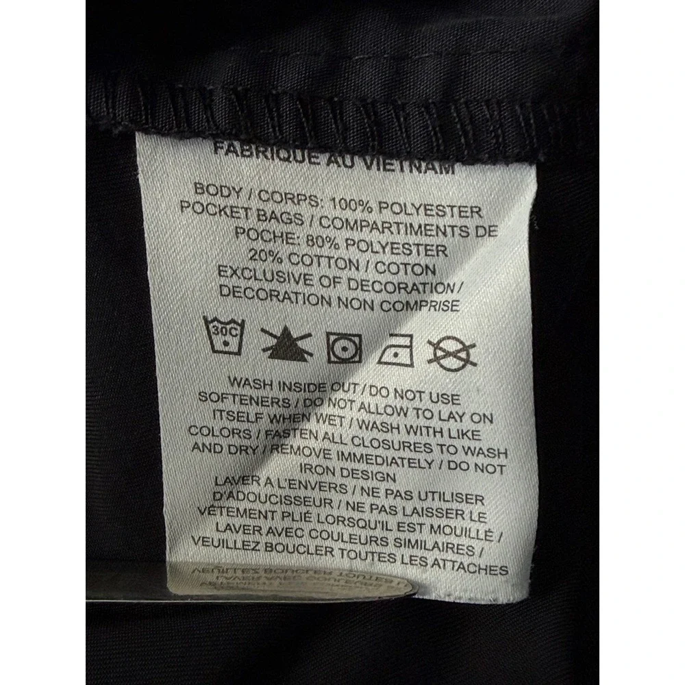 Nike Sportswear Bonded Woven Pants Black Tapered Joggers AR3221-010 Mens Medium - Picture 8 of 12